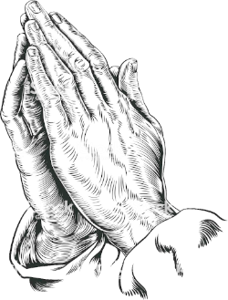 praying hands graphic